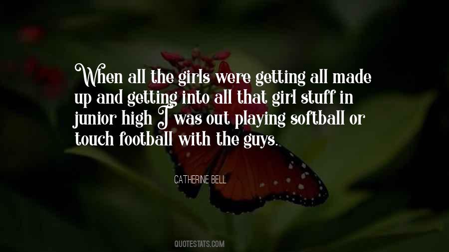 Girl And Football Quotes #1695272