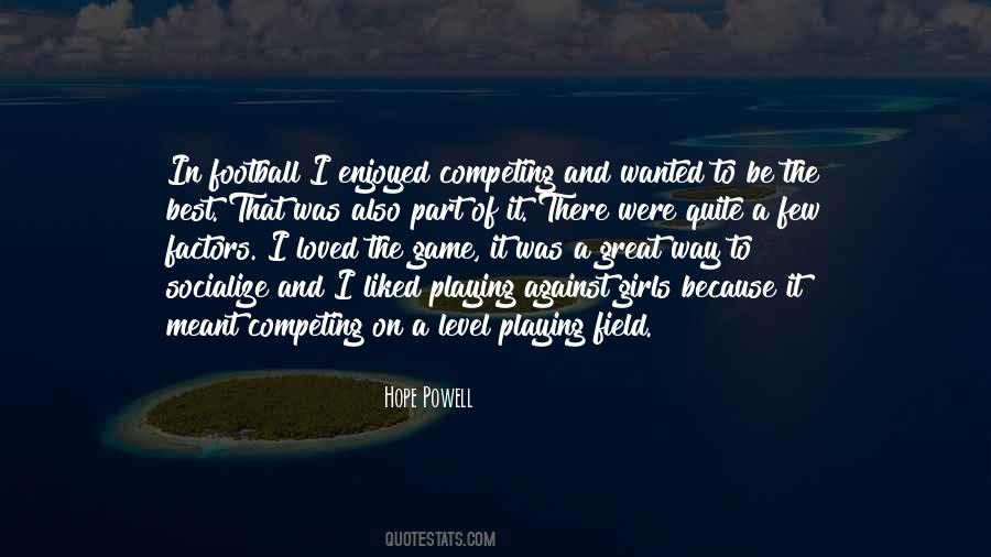 Girl And Football Quotes #1749382