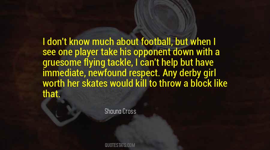 Girl And Football Quotes #780417