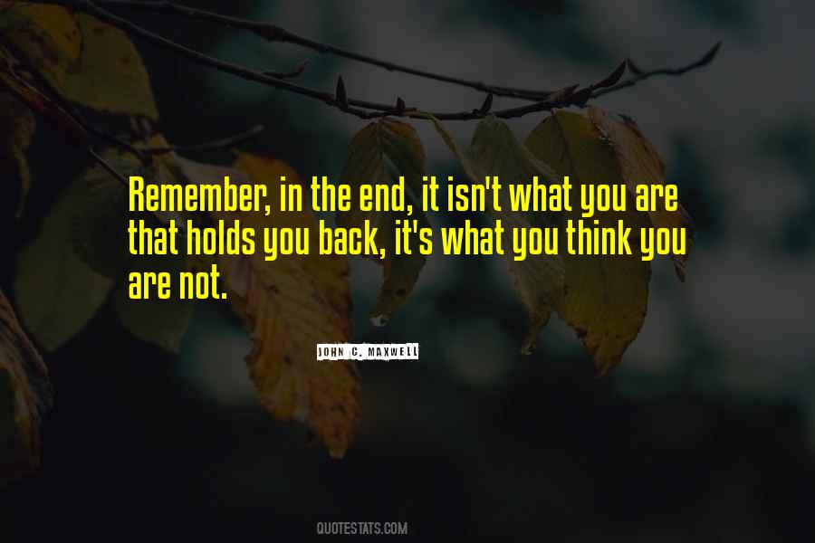 You Are Not What You Think You Are Quotes #1145399