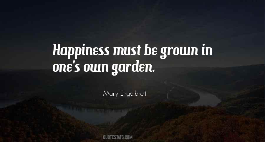 Garden Happiness Quotes #779173