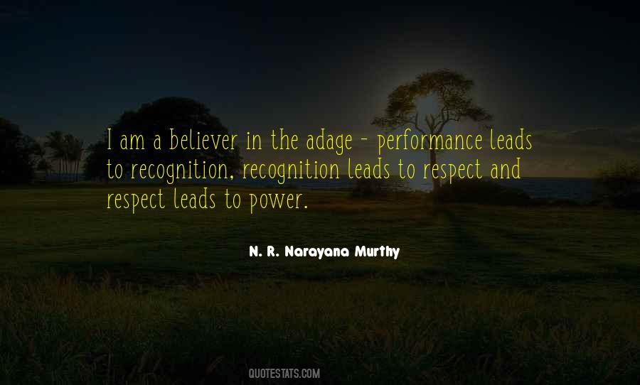 Quotes About The Power Of Recognition #723048