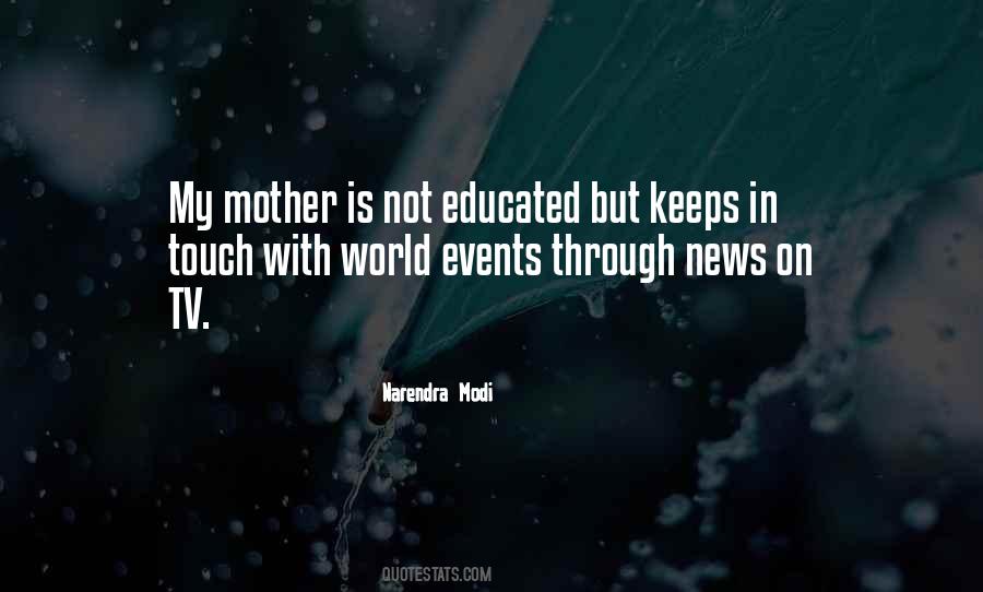 Educated Mother Quotes #1339828