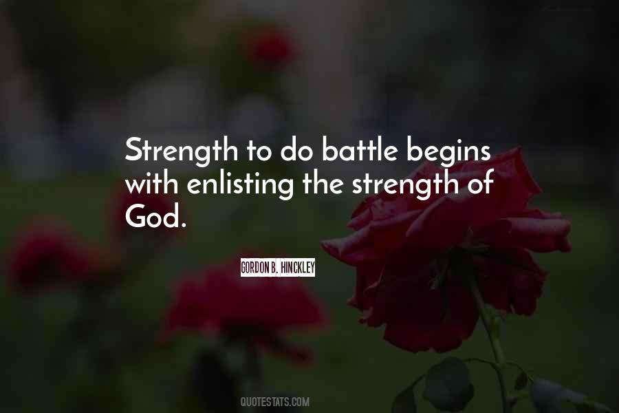 Quotes About The Strength Of God #1521246