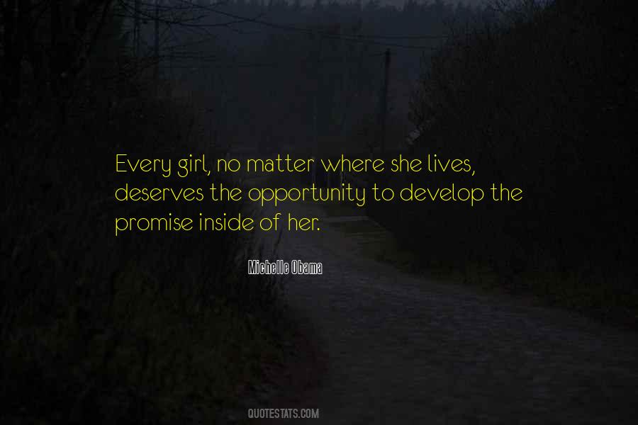 Girl Deserves Quotes #1552881