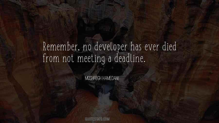 No Meeting Quotes #1264047