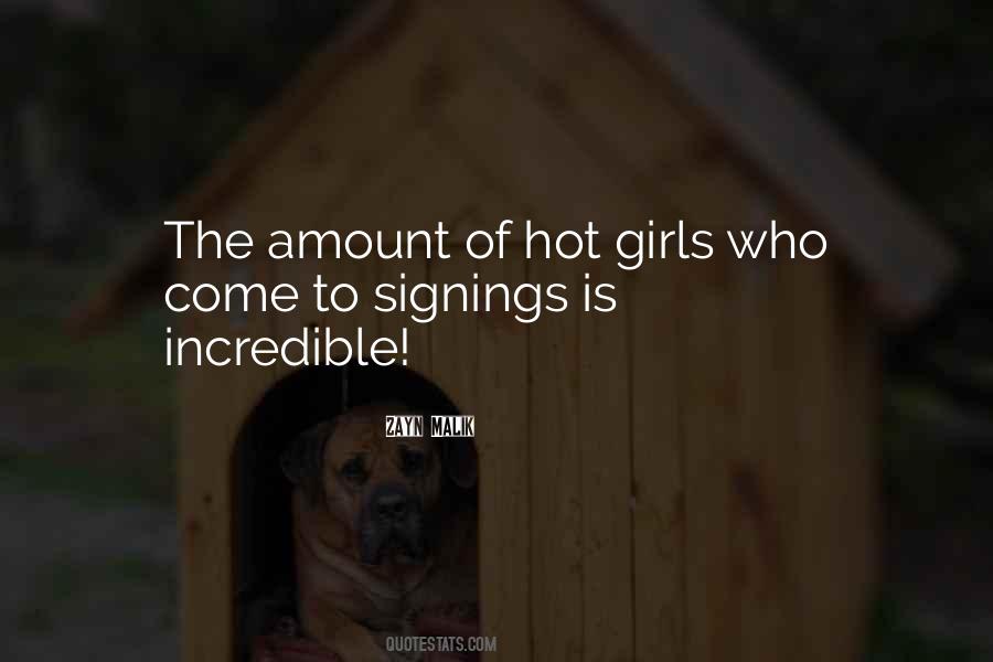 Girl Hot Quotes #987364