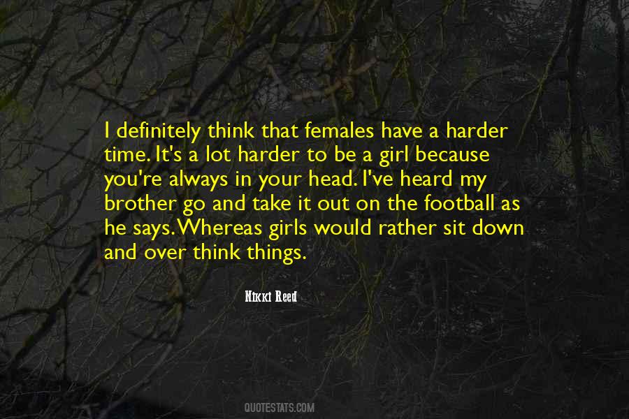 Girl Football Quotes #1357768