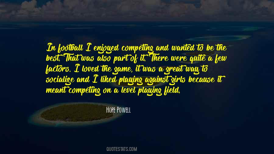 Girl Football Quotes #1749382