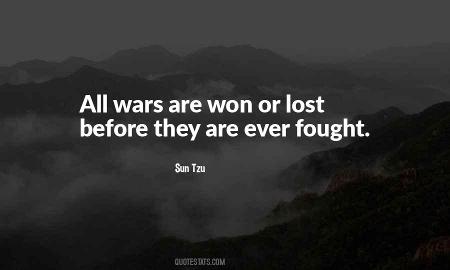 Wars Are Won Quotes #299726
