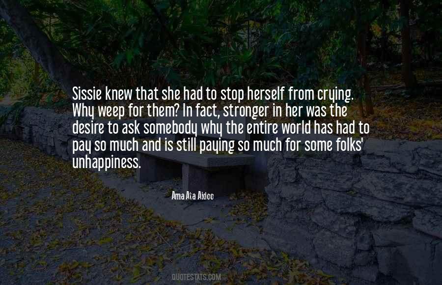 Quotes About Still Crying #159848