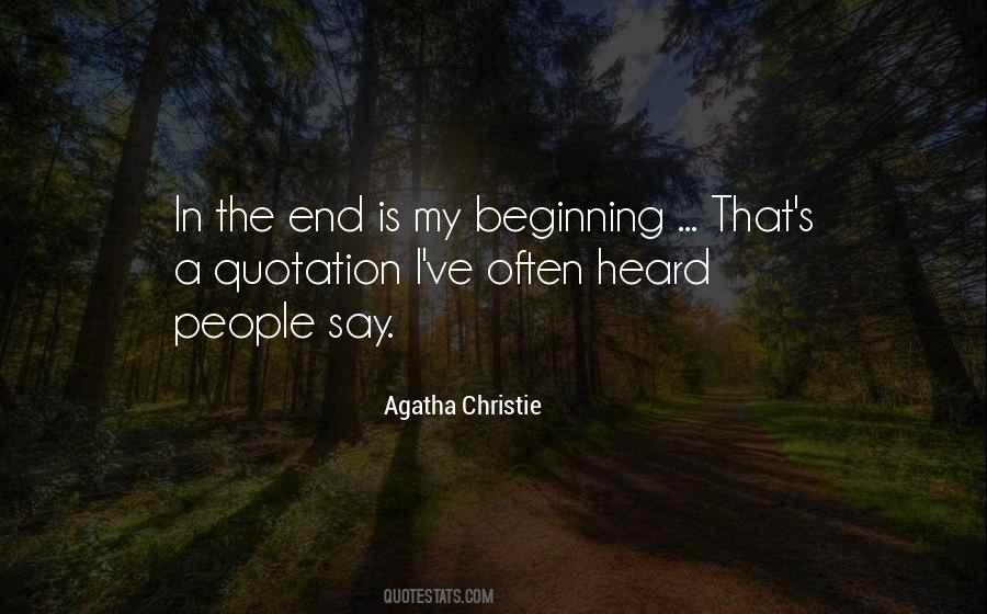 In My End Is My Beginning Quotes #894760