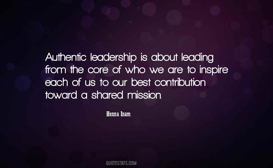 Authenticity Leadership Quotes #693884