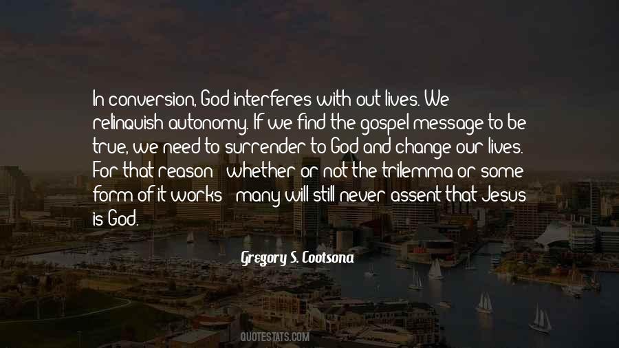 C S Lewis Christian Quotes #1574809