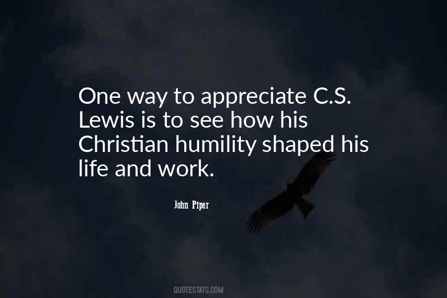 C S Lewis Christian Quotes #1621347
