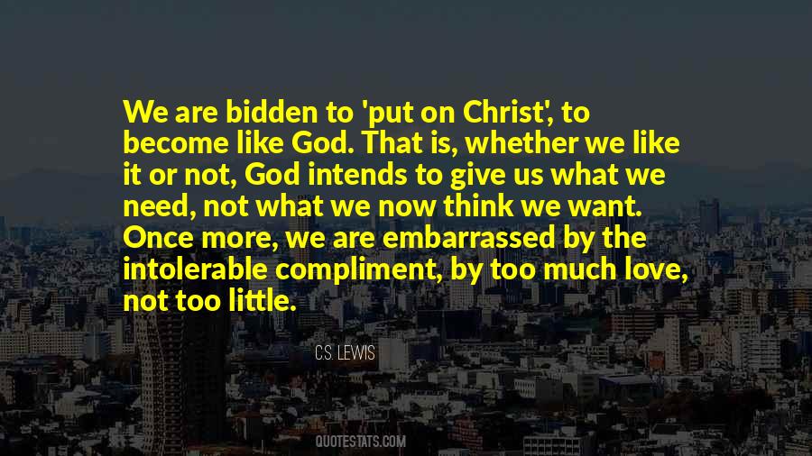 C S Lewis Christian Quotes #540878