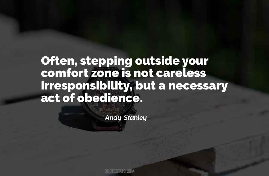 Quotes About Stepping Out Of Our Comfort Zone #1616502