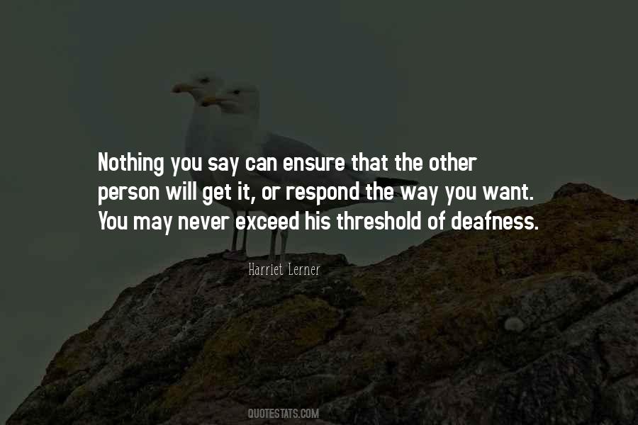 Way You Respond Quotes #145002