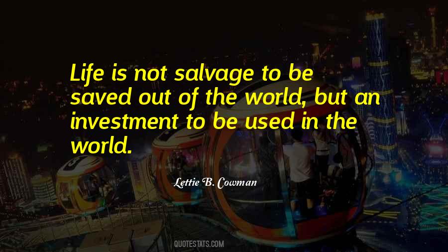 Out Of The World Quotes #1520783