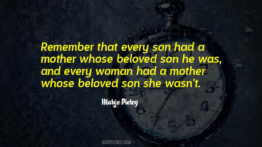 Son Mother Quotes #363117