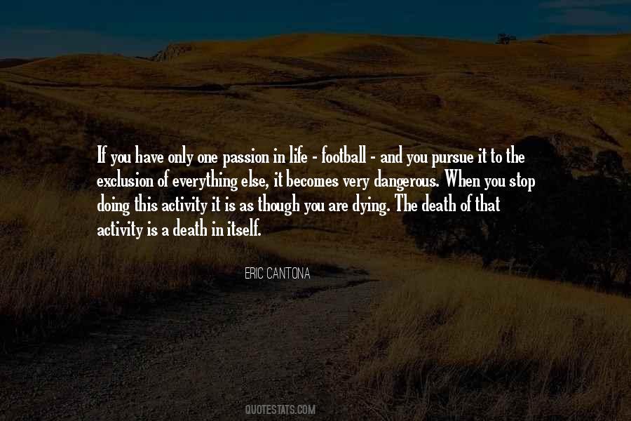 Passion Is Dangerous Quotes #1745245
