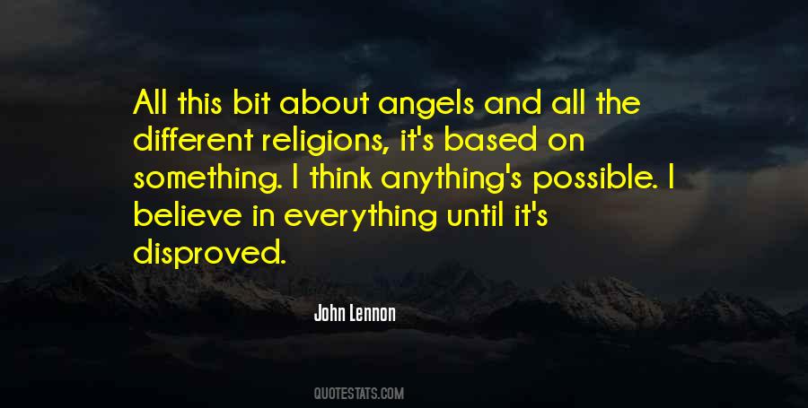 All Things Are Possible If You Believe Quotes #277511