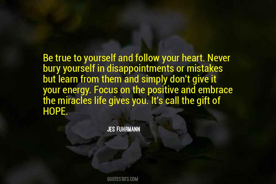 Focus Positive Quotes #244713