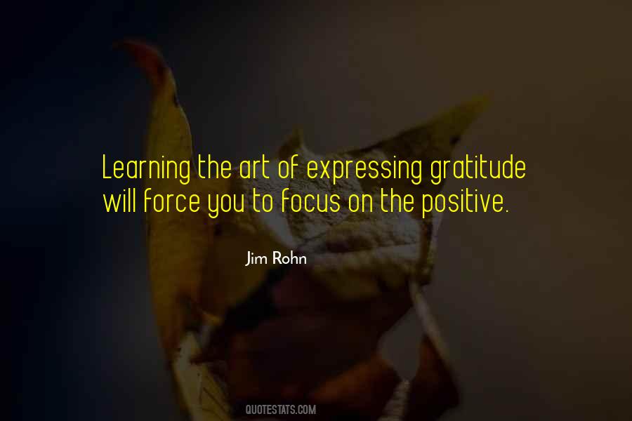 Focus Positive Quotes #906581