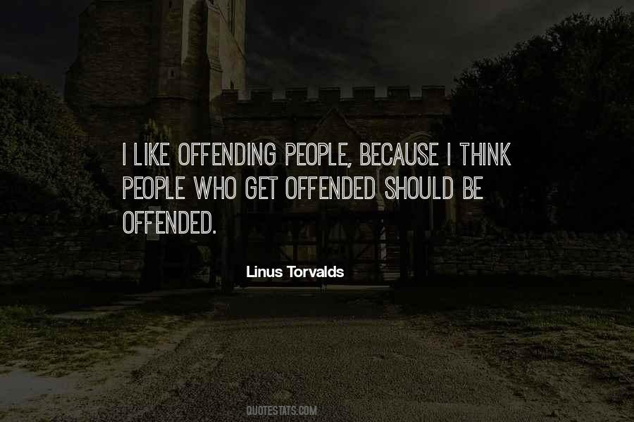 Offended People Quotes #1869492