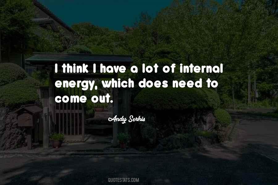 Internal Energy Quotes #1053146
