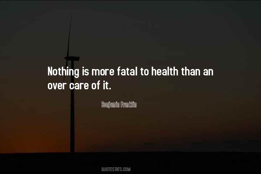 Over Care Quotes #1740847