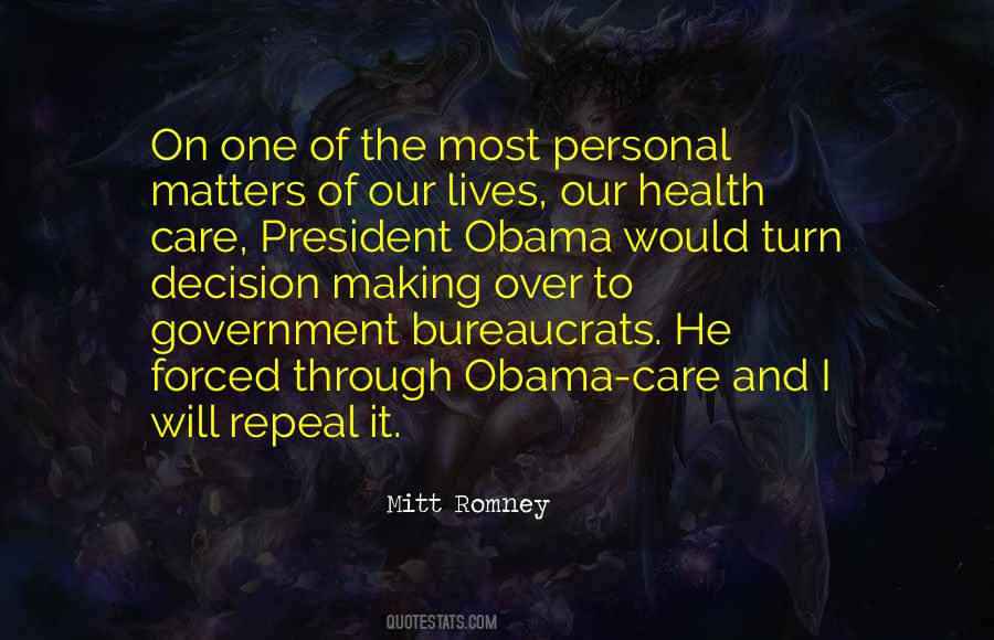 Over Care Quotes #67180