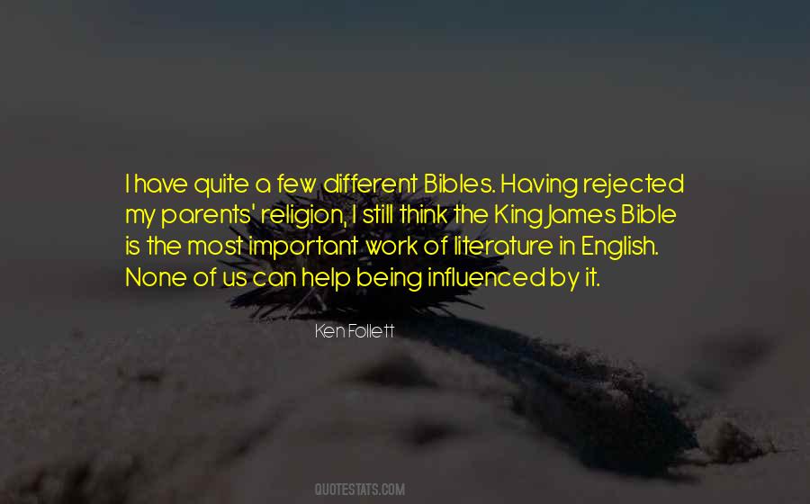 Quotes About The Bible As Literature #1743415