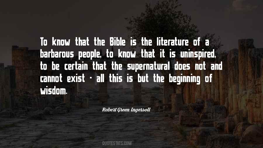 Quotes About The Bible As Literature #316666