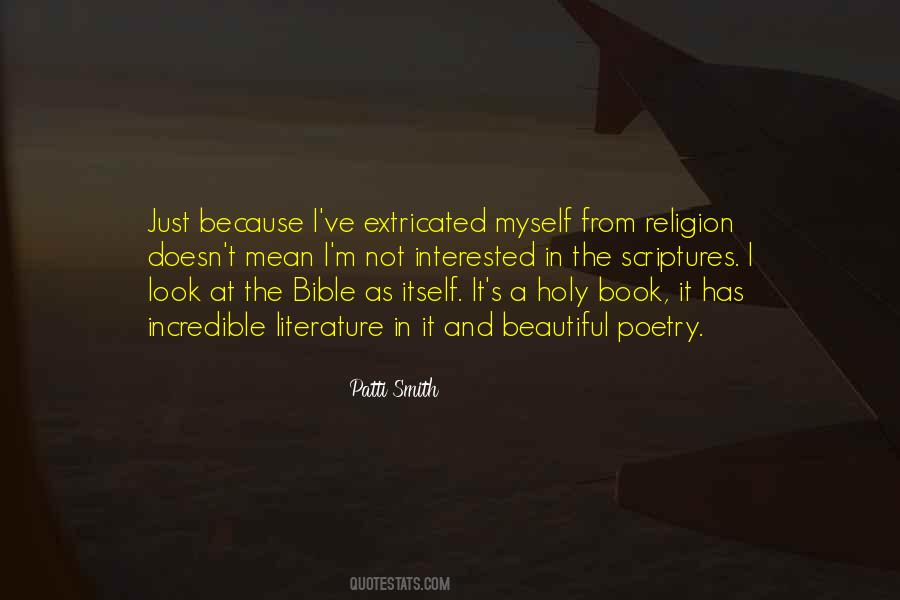 Quotes About The Bible As Literature #498195