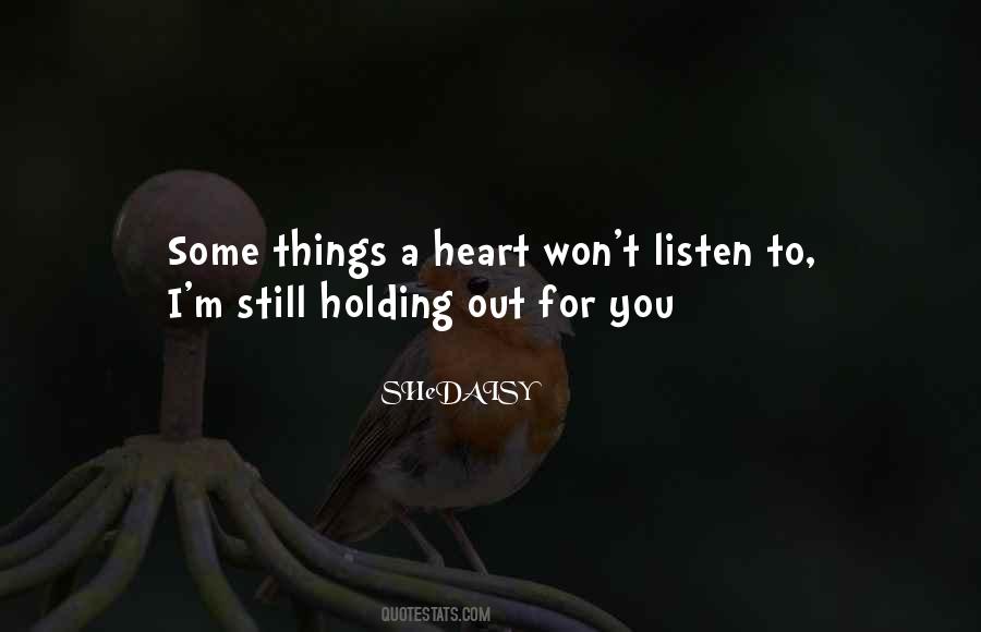 Love Holding You Quotes #490108