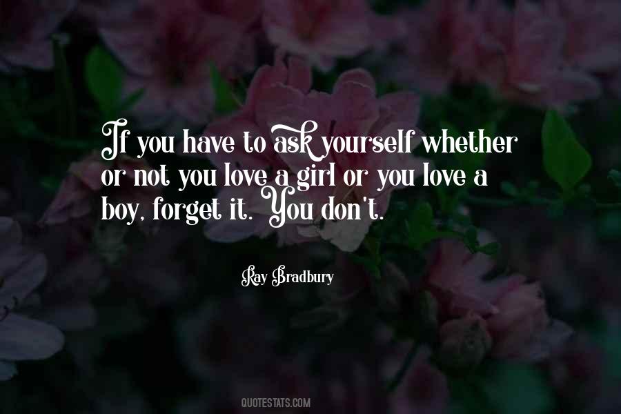 Girl To Boy Quotes #183213