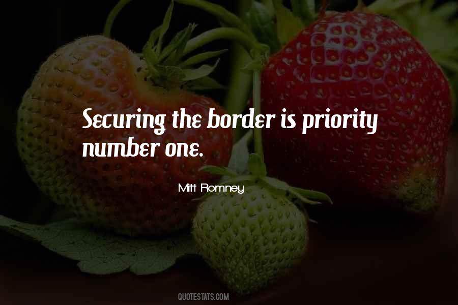 One Priority Quotes #1020963