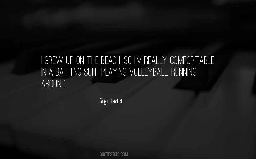 Playing Volleyball Quotes #1019715