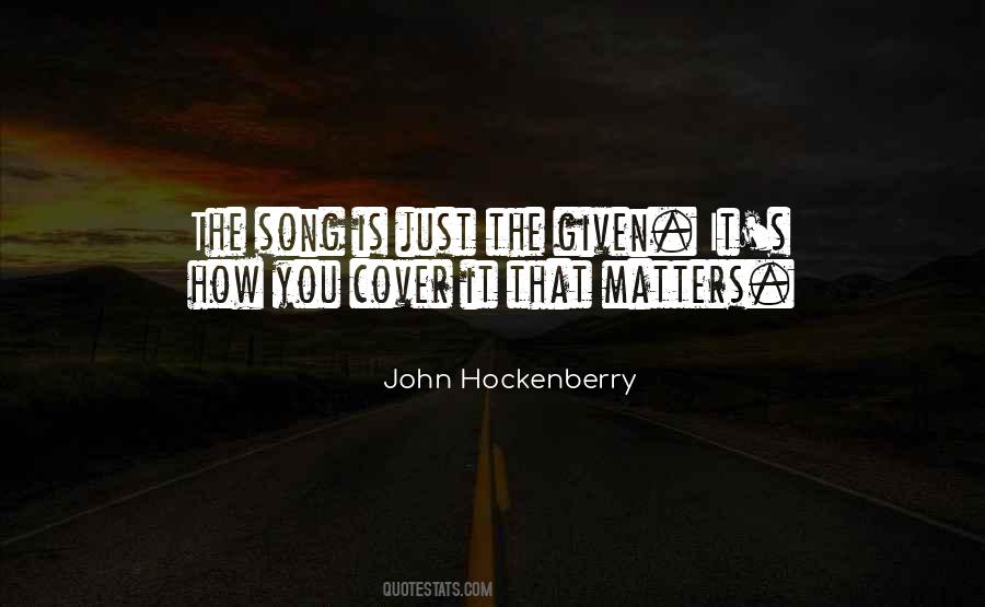Cover Song Quotes #1184494