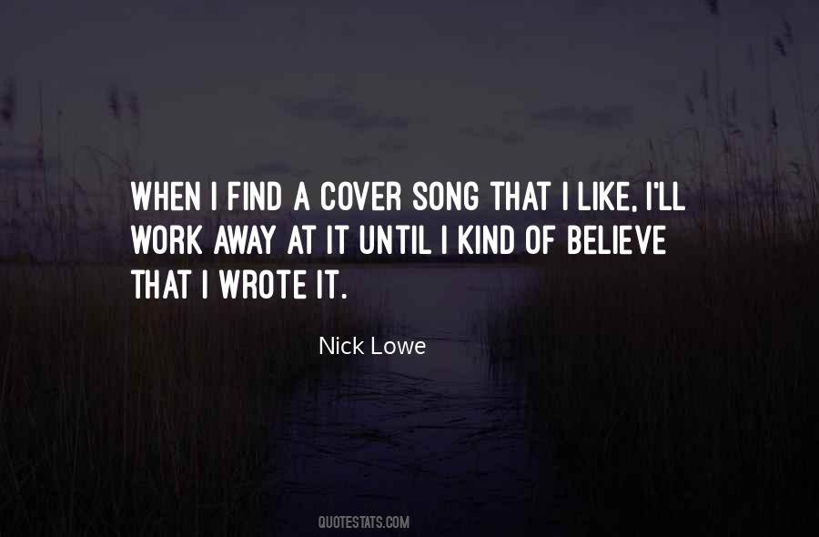 Cover Song Quotes #1416708