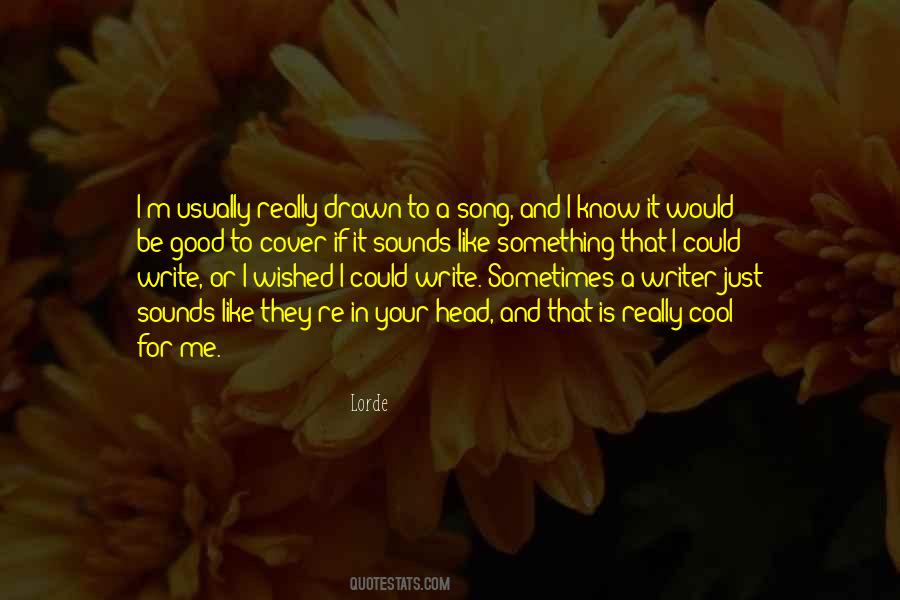 Cover Song Quotes #1840277