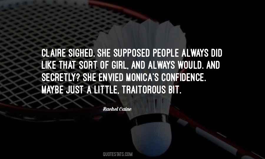 Girl With Confidence Quotes #1669194