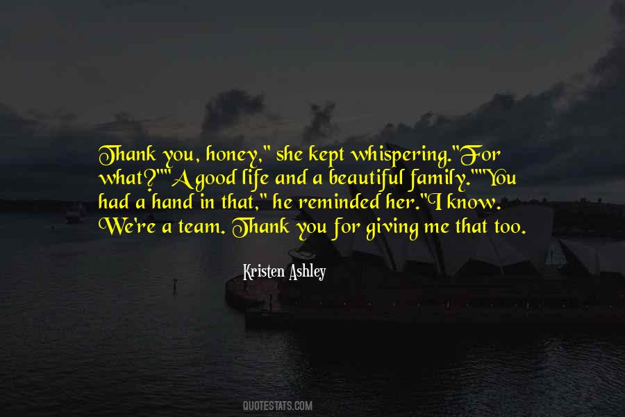 Team Thank You Quotes #519983