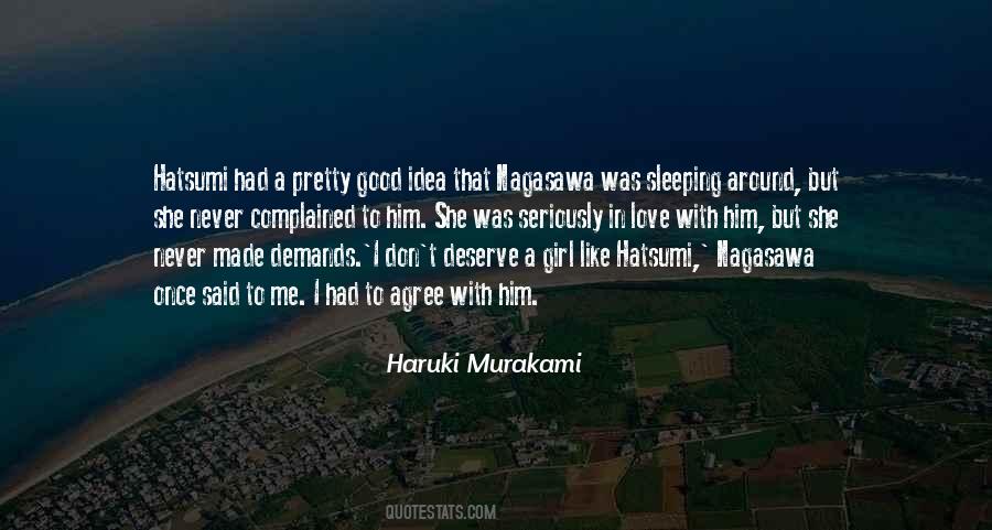 Girl You Deserve The Best Quotes #1804151