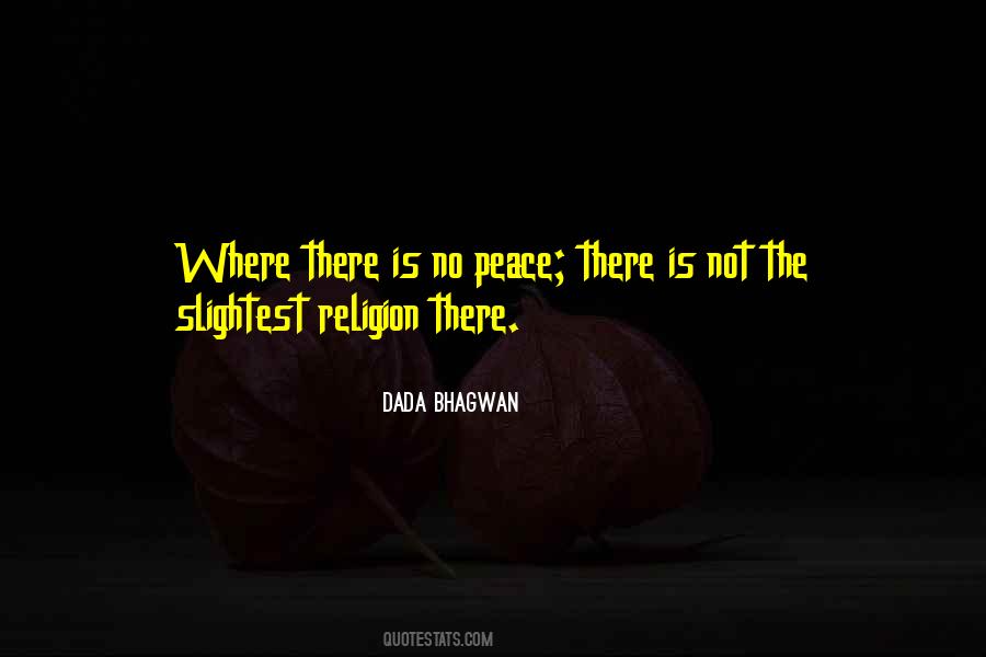 Religion Peace Quotes #1799152