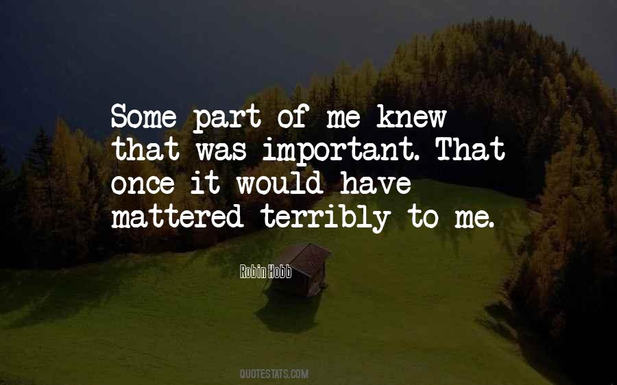 Once Important Quotes #358017