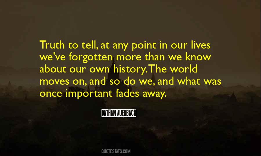 Once Important Quotes #920530