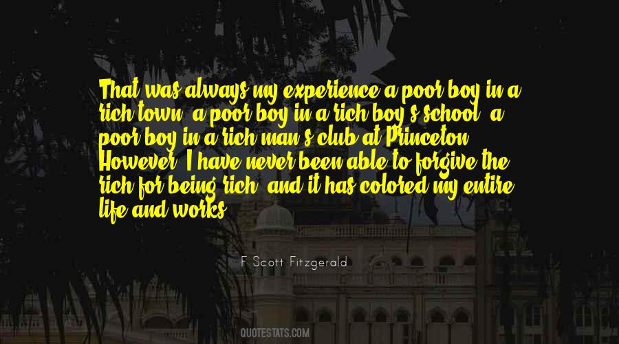 Rich In Experience Quotes #1158636