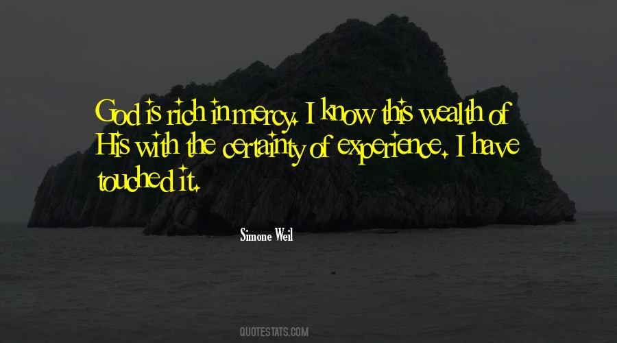 Rich In Experience Quotes #1308062
